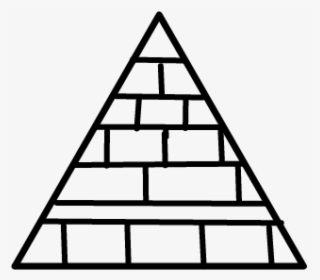 #black&white #tumblr #piramide #triangle - Triangle, HD Png Download, Transparent PNG