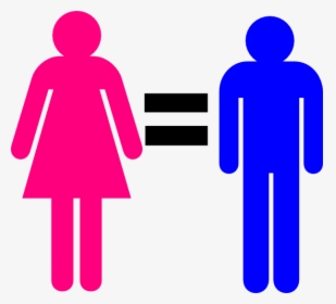 Symbol Male And Female Svg Clip Arts - Male And Female Equal, HD Png Download, Transparent PNG