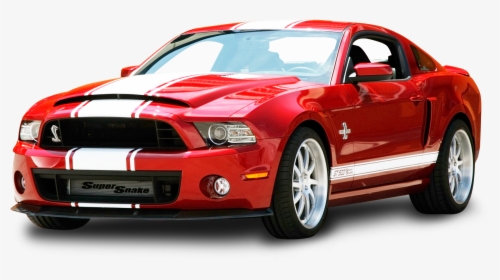 Red Ford Mustang Shelby Gt500 Snake Car Png Image - Mustang Png, Transparent Png, Transparent PNG