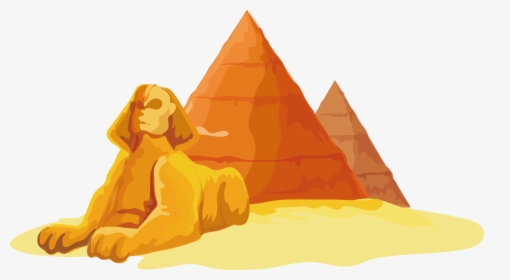 Great Sphinx Of Giza Egyptian Pyramids - Pyramids Of Egypt Clipart, HD Png Download, Transparent PNG