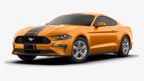 Picture Of 2019 Ford Mustang Hero Options Shown - 2019 Ford Mustang Orange Fury, HD Png Download, Transparent PNG