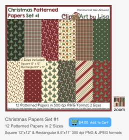 Christmas Printable Pattern Paper, HD Png Download, Transparent PNG