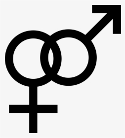 Male And Female Gender Icons - Bisexual Symbol, HD Png Download, Transparent PNG