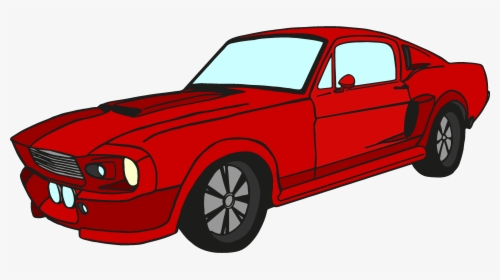 Transparent Luxury Car Png - Mustang Car Clipart, Png Download, Transparent PNG
