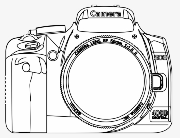 Dslr Clipart Vintage Camera - Dslr Camera Png White, Transparent Png, Transparent PNG