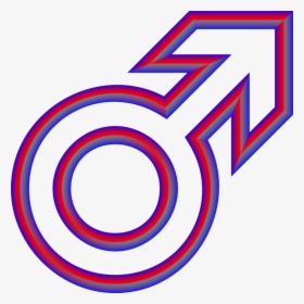 Electric Blue,symbol,gender Symbol - Male Symbol Clip Art, HD Png Download, Transparent PNG