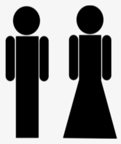 Female Male Vector Png - Stick Figure Male And Female, Transparent Png, Transparent PNG