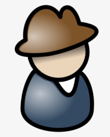 User Male Icon Wearing Hat - People Clipart, HD Png Download, Transparent PNG