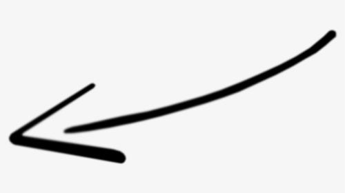Hand Drawn Arrow No Background, HD Png Download, Transparent PNG
