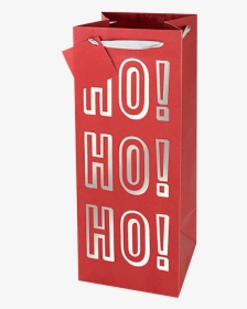 Ho Ho Ho Holiday Gift Bag - Carmine, HD Png Download, Transparent PNG