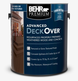 Can Of Advanced Deckover Paint - Behr Premium Advanced Deckover, HD Png Download, Transparent PNG