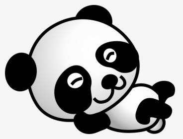 Panda Cartoon No Background, HD Png Download, Transparent PNG