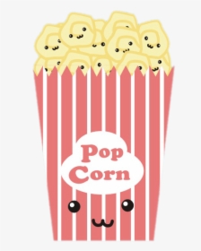 Popcorn Cute Cartoon Creative Free Download Image Clipart - Cute Popcorn Icon Transparent Background, HD Png Download, Transparent PNG