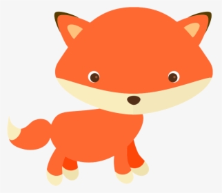 Free Cute Fox Clip Art - Cute Fox Clipart Free, HD Png Download, Transparent PNG
