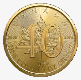 Canadian Gold Maple Leaf Coin, HD Png Download, Transparent PNG