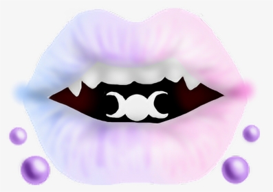 Kawaii Cute Space Pastel Pastelgoth Pircing Tumblr - Transparent Pastel Lips, HD Png Download, Transparent PNG