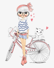 Cute Png Hd Image - Cartoon Cute Bicycle Drawing, Transparent Png, Transparent PNG
