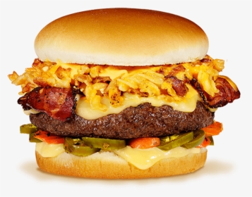 Cheeseburger Hamburger Coleslaw Recipe - Burger With No Background, HD Png Download, Transparent PNG