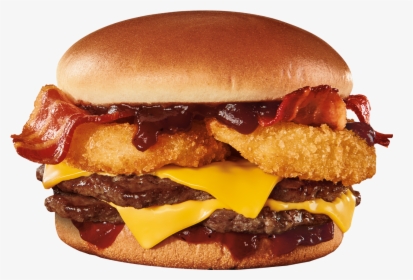Transparent Bacon Cheeseburger Png - Jack In The Box Bbq Bacon Double Cheeseburger, Png Download, Transparent PNG
