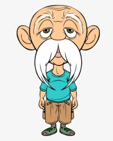 Clip Art Funny Old Man Pictures - Funny Old Man Cartoon, HD Png Download, Transparent PNG