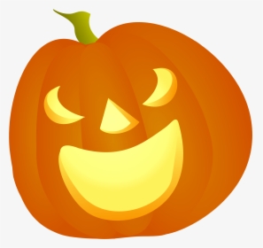 Cute Halloween Pumpkin Png Clipart - Halloween Pumpkin Clipart Png, Transparent Png, Transparent PNG