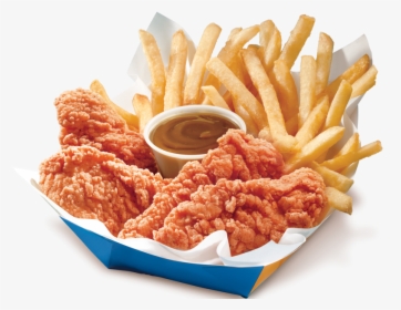 Basket Of Fries Png - Chicken And Fries Png, Transparent Png, Transparent PNG