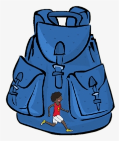 Backpack, Bag, School, Hike, Healthy, Mountain, Active - Transparent Background Backpack Clipart, HD Png Download, Transparent PNG