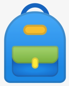 School Backpack Icon - School Ico, HD Png Download, Transparent PNG