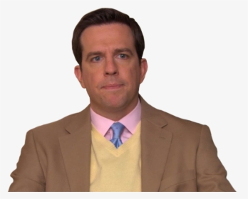 #andy #theoffice #person #people #funny #show #tvshow - Andy Bernard Yellow Sweater, HD Png Download, Transparent PNG