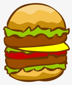 Cheeseburger Cartoon Png - Burger Cartoon Transparent, Png Download, Transparent PNG