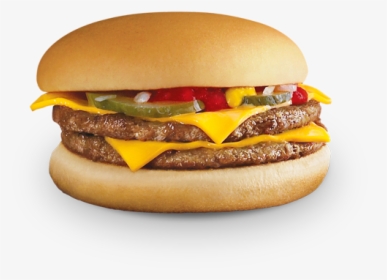Burger Double Cheese Mcd, HD Png Download, Transparent PNG