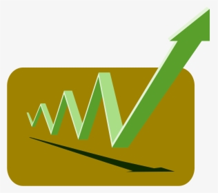 Financial Graph Arrows Green Up Clip Arts - ลูก ศร กราฟ, HD Png Download, Transparent PNG