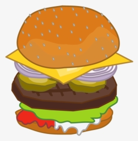Sandwich,hamburger,food - Burger Clipart, HD Png Download, Transparent PNG