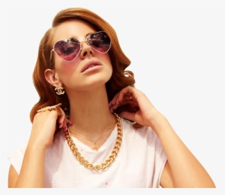 Lana Del Rey - Lana Heart Shaped Sunglasses, HD Png Download, Transparent PNG
