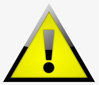 Yellow And Black Warning Sign, HD Png Download, Transparent PNG