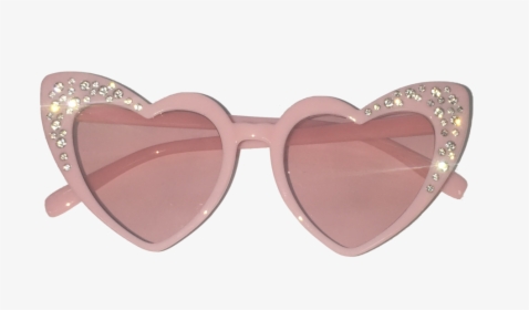 Pink Heart Sunglasses - Heart, HD Png Download, Transparent PNG