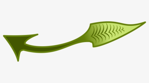 Dbb // Green Leaf Arrow Clip Arts - Leaf Arrow Png, Transparent Png, Transparent PNG