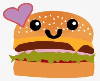 Hamburger Clipart Cute - Slogan On Junk Food, HD Png Download, Transparent PNG