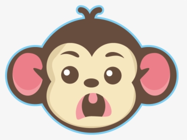 Cute Little Monkey Face, HD Png Download, Transparent PNG