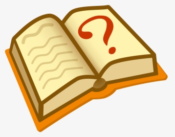 File - Question Book-new - Svg - Wikipedia, The Free - Book Question Mark Clipart, HD Png Download, Transparent PNG