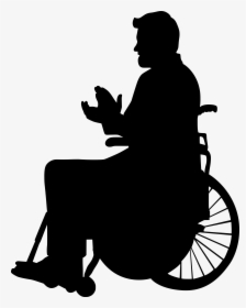 Transparent Wheelchair Silhouette Png - Victorian Woman Reading Silhouette, Png Download, Transparent PNG