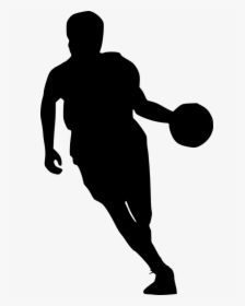 Basketball Player Silhouette Png - Basketball Player Transparent Background, Png Download, Transparent PNG