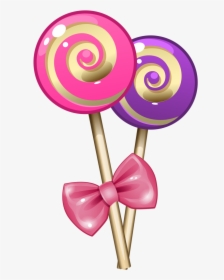 Vector Free Download Png Clip Art Food And Scrapbooking - Cute Candyland Lollipop Clipart, Transparent Png, Transparent PNG