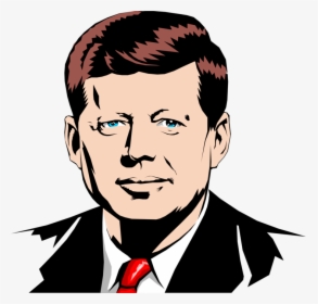 Vector Illustration Of John F - John F Kennedy Cartoon, HD Png Download, Transparent PNG