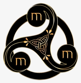 Merlin Triskele Symbol Clipart , Png Download - Merlin Triskelion, Transparent Png, Transparent PNG
