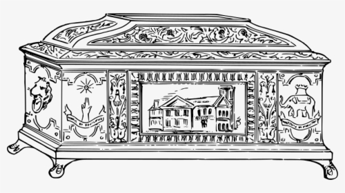 Ornate Casket - โลง ศพ ภาพ วาด, HD Png Download, Transparent PNG