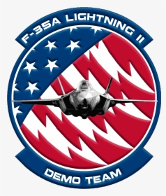 F 35 Demo Team Patch, HD Png Download, Transparent PNG