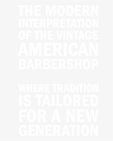 The Modern Interpretation Of The Vintage American Barbershop - Poster, HD Png Download, Transparent PNG