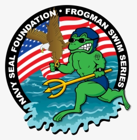 National Frogman Swim Series Official Navy Seal Foundation - Frogman, HD Png Download, Transparent PNG