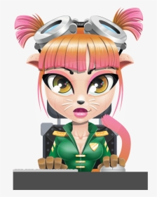 Kat Gamin Bad - Adobe Character Puppet Base, HD Png Download, Transparent PNG